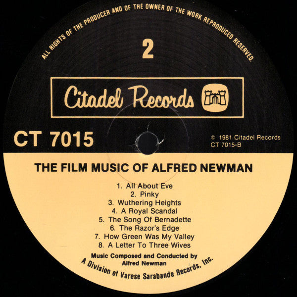 Alfred Newman : Captain From Castile (The Film Music Of Alfred Newman) (LP, Album)