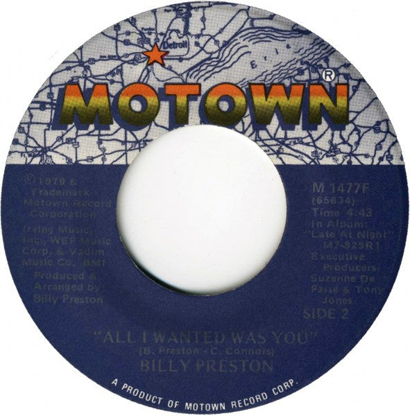 Billy Preston & Syreeta : With You I'm Born Again (7", Single)