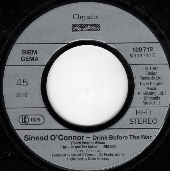 Sinéad O'Connor : Mandinka (7", Single)
