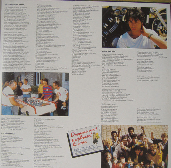 Jean-Luc Lahaye : Flagrant Délit Tendresse (LP, Album, Gat)