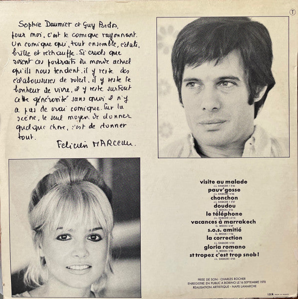 Guy Bedos Et Sophie Daumier : À Bobino (LP, Album)