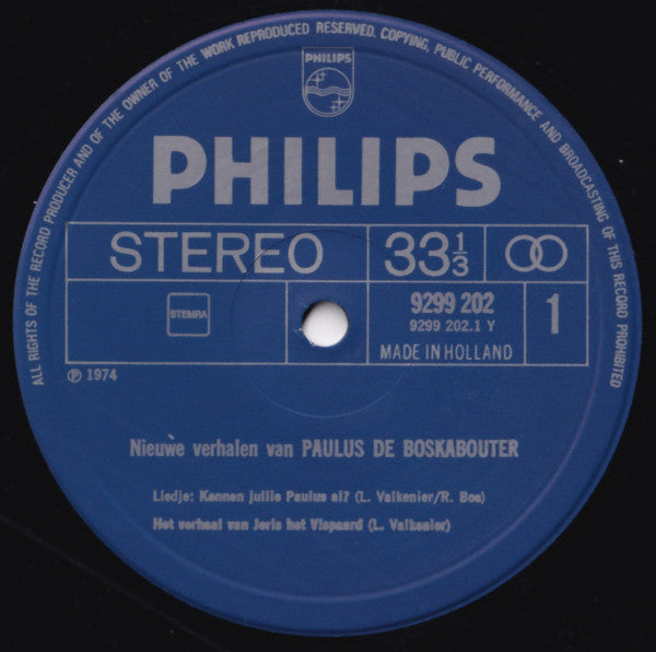 Paulus De Boskabouter : Nieuwe Verhalen Van Paulus De Boskabouter (LP, Album)