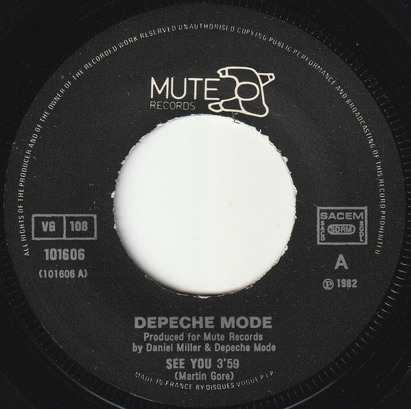 Depeche Mode : See You (7", Single)