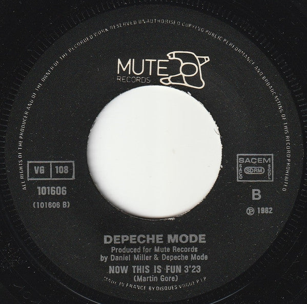 Depeche Mode : See You (7", Single)