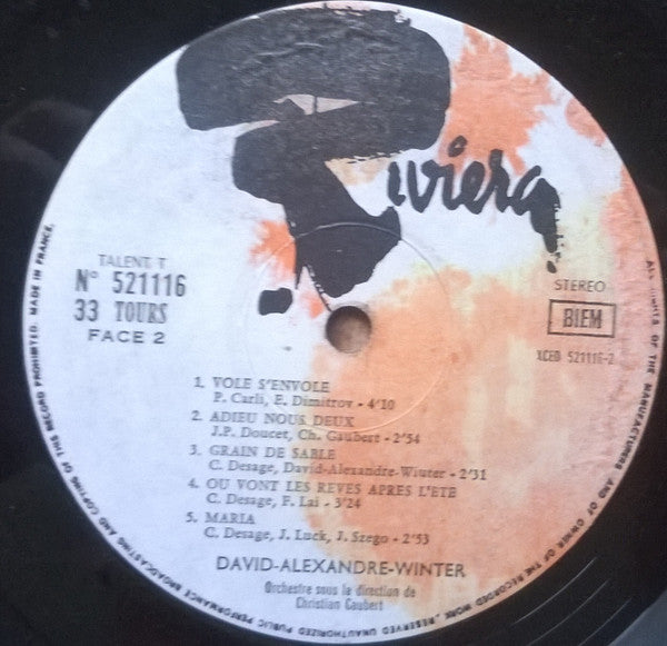 David Alexandre Winter : Oh Lady Mary (LP, Album)