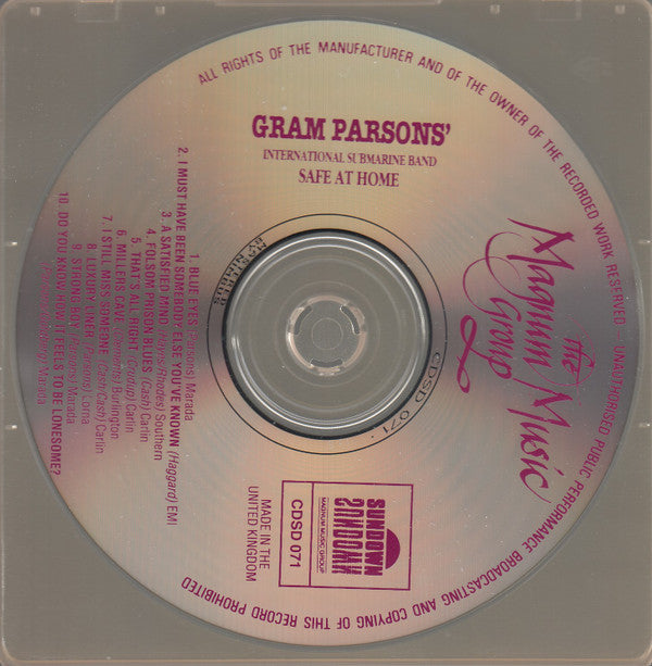 The International Submarine Band : Safe At Home (CD, Album, RE)