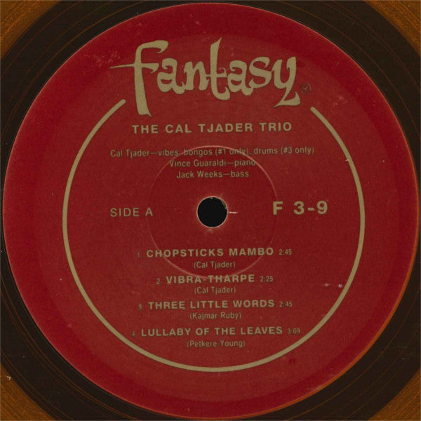 Cal Tjader Trio : The Cal Tjader Trio (10", RSD, Ltd, RE, Ora)