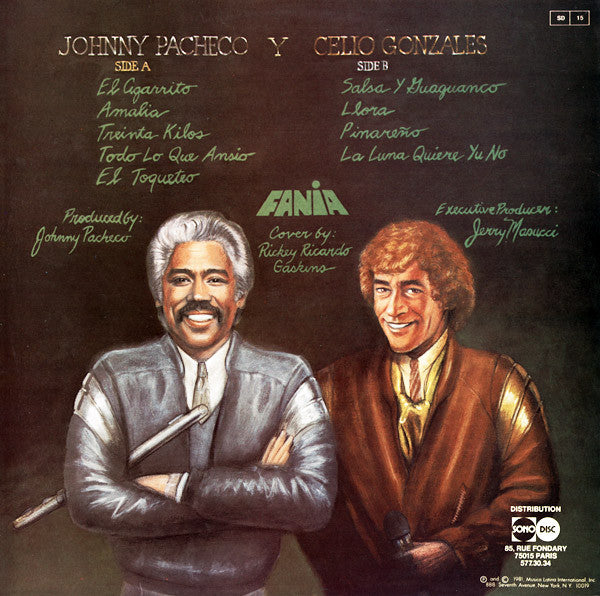 Johnny Pacheco Y Celio González : El Zorro De Plata Presenta Al Flaco De Oro (LP, Album)