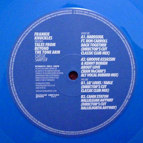 Frankie Knuckles : Tales From Beyond The Tone Arm (Classic Sampler) (12", Smplr, Blu)