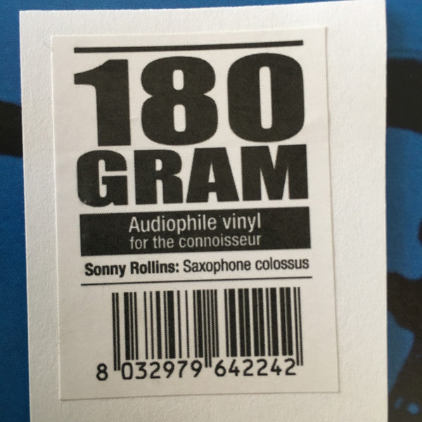 Sonny Rollins : Saxophone Colossus (LP, Album, RE, 180)