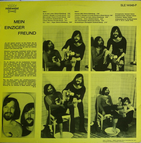 Schobert & Black : Mein Einziger Freund (LP, Album)