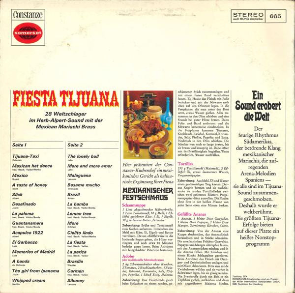 The Mexican Mariachi Brass : Fiesta Tijuana (LP)