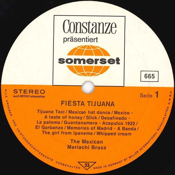 The Mexican Mariachi Brass : Fiesta Tijuana (LP)