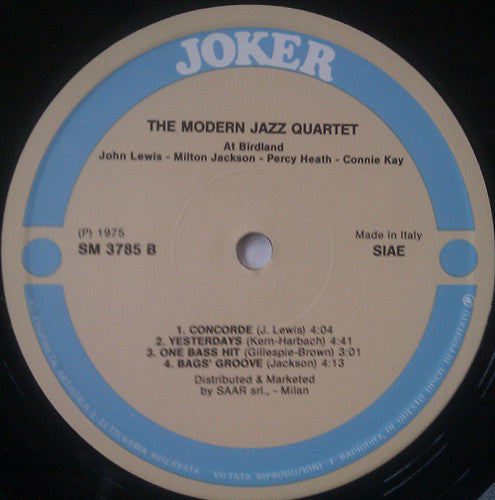 The Modern Jazz Quartet : At Birdland (LP)