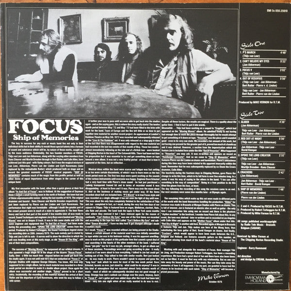 Focus (2) : Ship Of Memories (LP, Album)