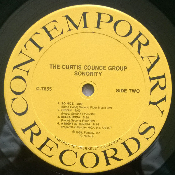 The Curtis Counce Group : Sonority (LP, Album)
