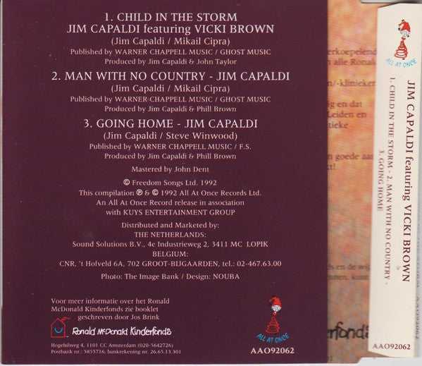 Jim Capaldi Featuring Vicki Brown : Child In The Storm (CD, Maxi)
