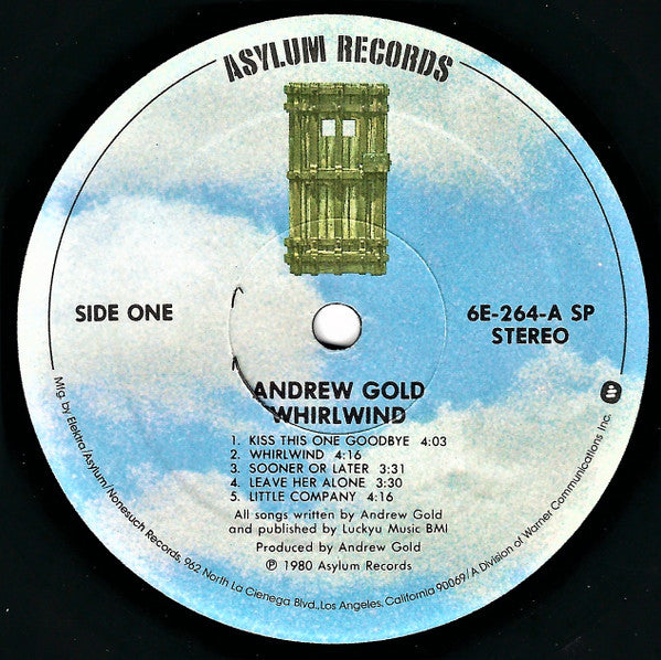Andrew Gold : Whirlwind (LP, Album)
