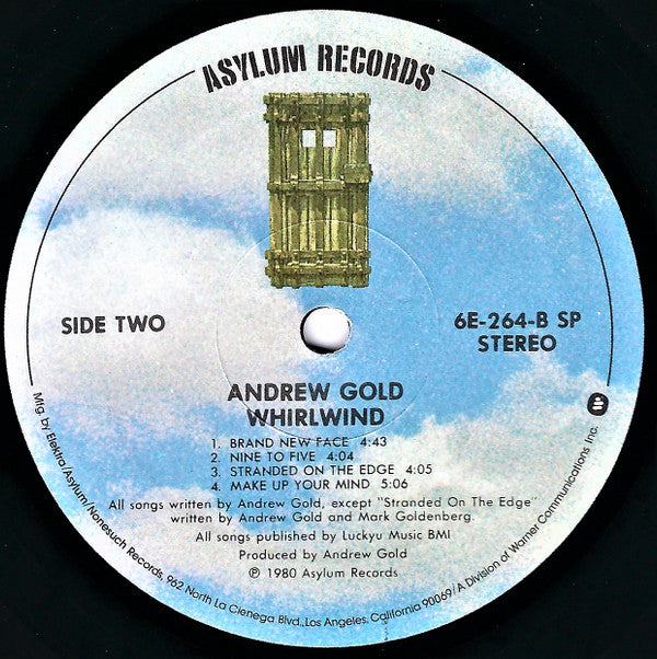 Andrew Gold : Whirlwind (LP, Album)