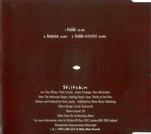 Stiltskin : Inside (CD, Maxi)