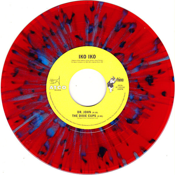 Grateful Dead* / Dr. John / The Dixie Cups : Iko Iko (7", RSD, Single, Comp, Red)
