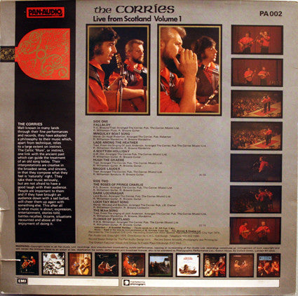 The Corries : Live From Scotland Volume 1 (LP, Album, Mono)