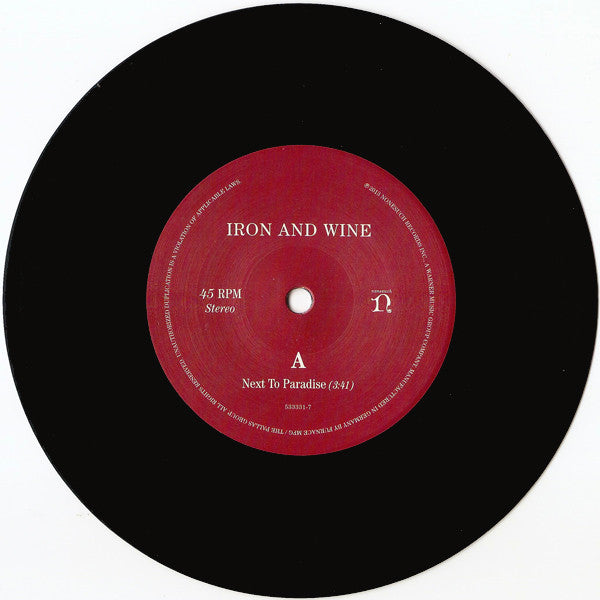 Iron And Wine : Next To Paradise / Dirty Dream (7", RSD)