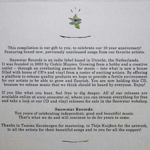Various : Snowstar Records Compilation (CD, Comp, dig)