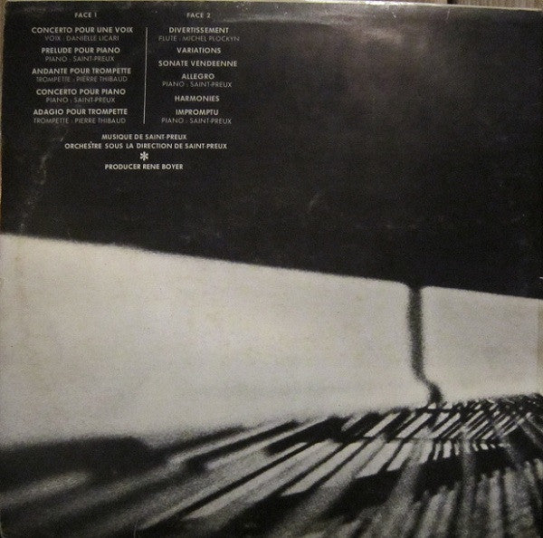 Saint-Preux : Concerto Saint-Preux (LP, Album)