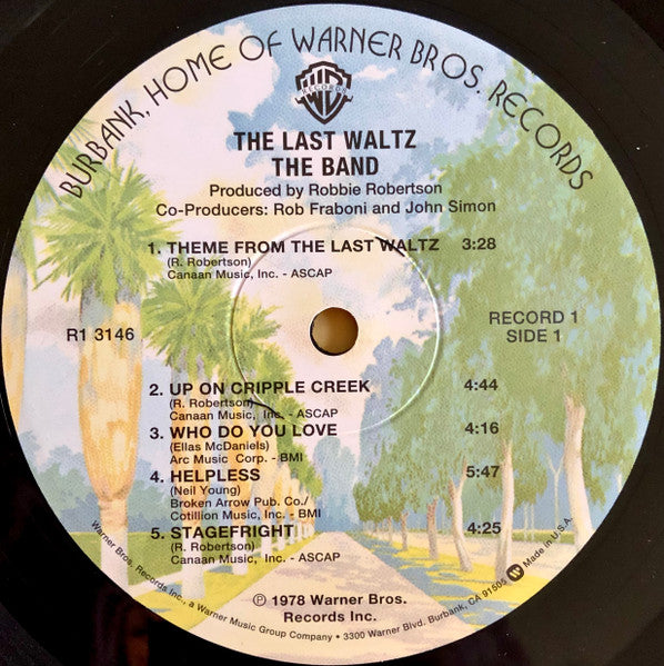The Band : The Last Waltz (3xLP, Album, Ltd, Num, RE)