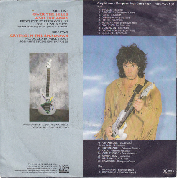 Gary Moore : Over The Hills And Far Away (7", Single)