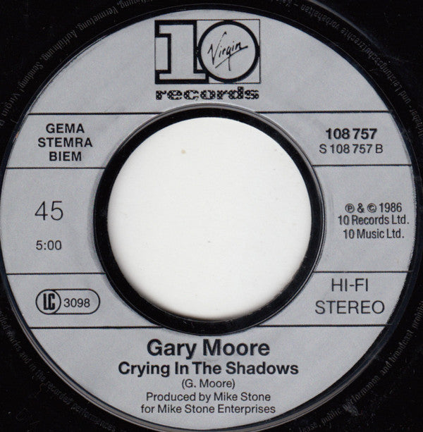 Gary Moore : Over The Hills And Far Away (7", Single)