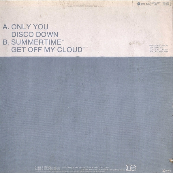 The Flying Pickets : Only You (12", Maxi)