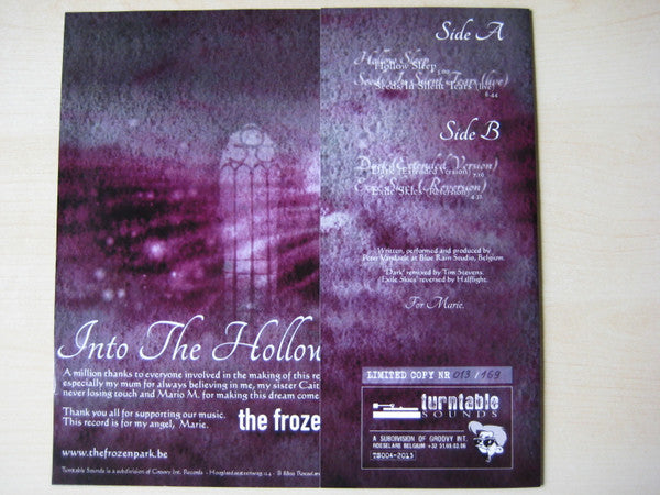 The Frozen Park : Into The Hollow Dark (10", EP, Ltd, Num, Pur)