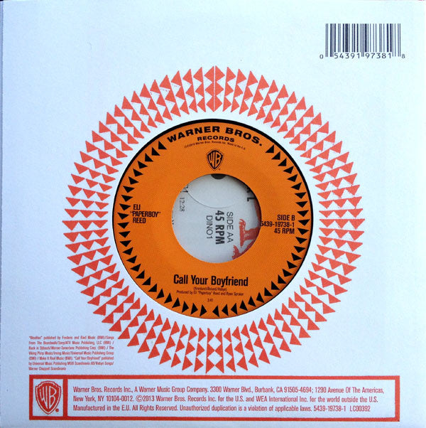 Eli "Paperboy" Reed : WooHoo (7", RSD, Single, Ltd)