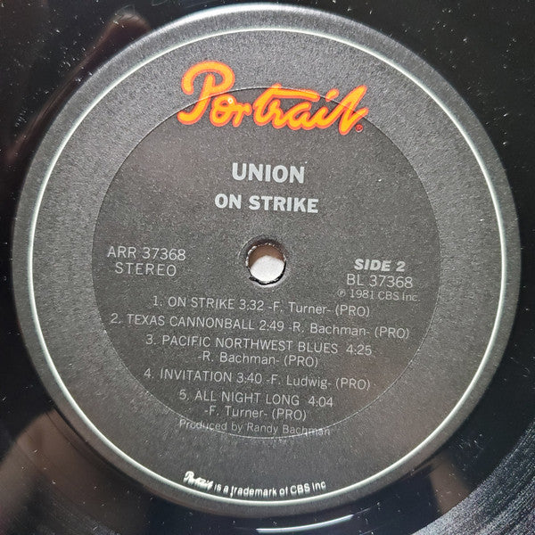 Union (17) : On Strike (LP, Album)