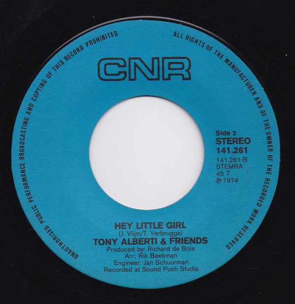 Tony Alberti & Friends : Candy Girl  (7", Single)