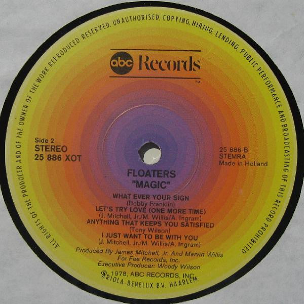 The Floaters : Magic (LP, Album)