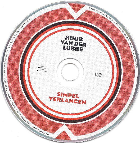 Huub van der Lubbe : Simpel Verlangen (CD, Album)