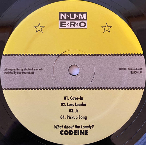 Codeine : What About The Lonely? (LP, RSD, Ltd)