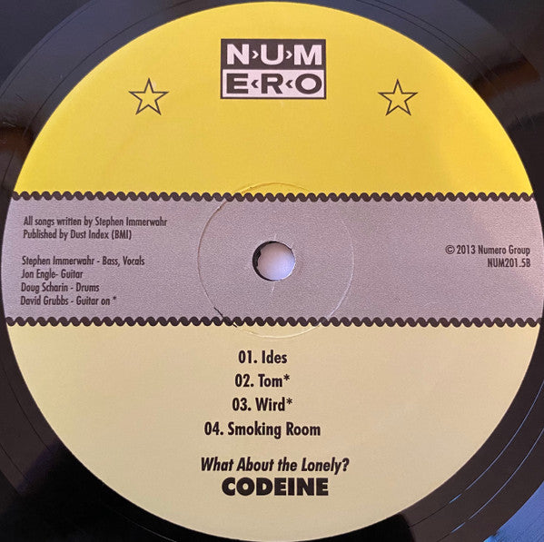 Codeine : What About The Lonely? (LP, RSD, Ltd)