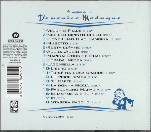 Domenico Modugno : Il Meglio Di...Domenico Modugno (CD, Comp)