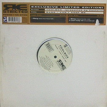Toolbox (3) : Bang / Can't Keep Me (12", Ltd)