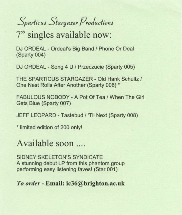 DJ Ordeal : Ordeals Big Band / Phone Or Deal (7")