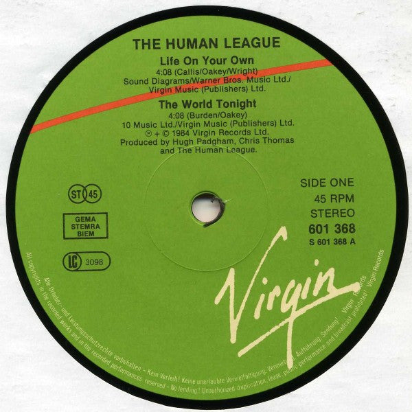 Human League* : Life On Your Own (12")