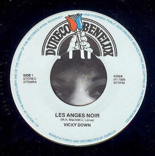 Vicky Down : Les Anges Noir / Patricia (7", Single)