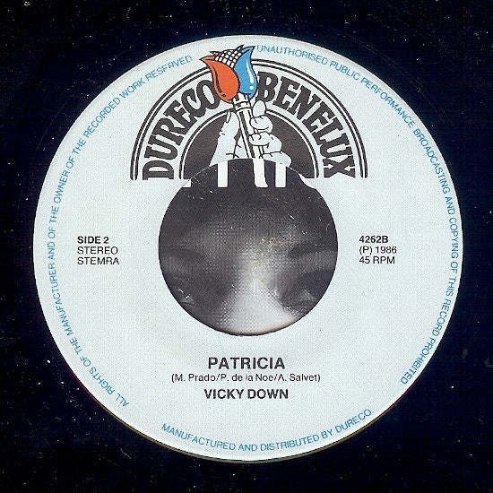 Vicky Down : Les Anges Noir / Patricia (7", Single)