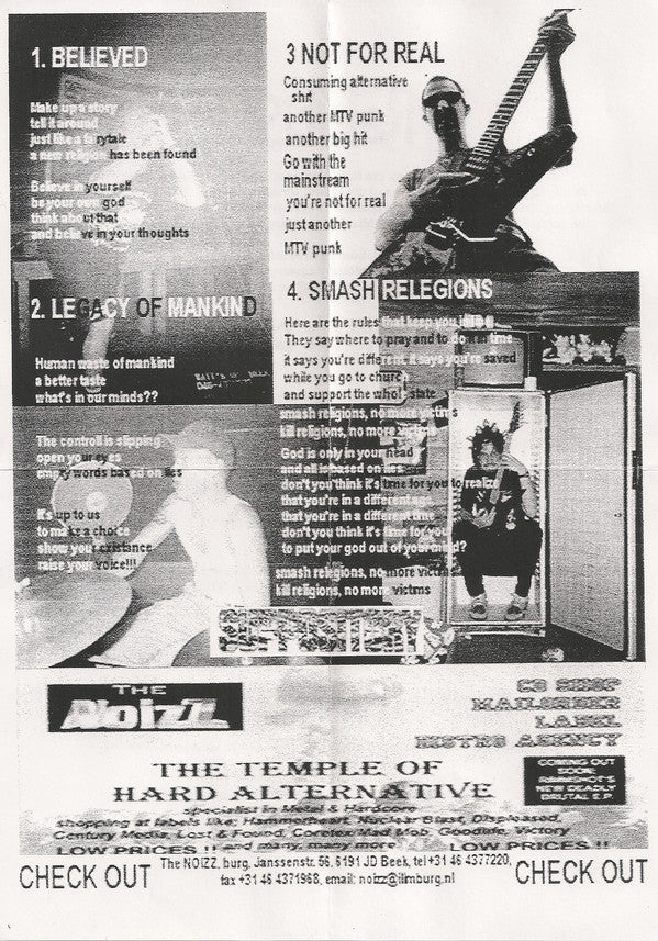 Suppository / Rakitis : Suppository / Allah Shnikov Terror (7", Gre)