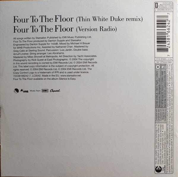 Starsailor : Four To The Floor (CD, Single, Copy Prot.)