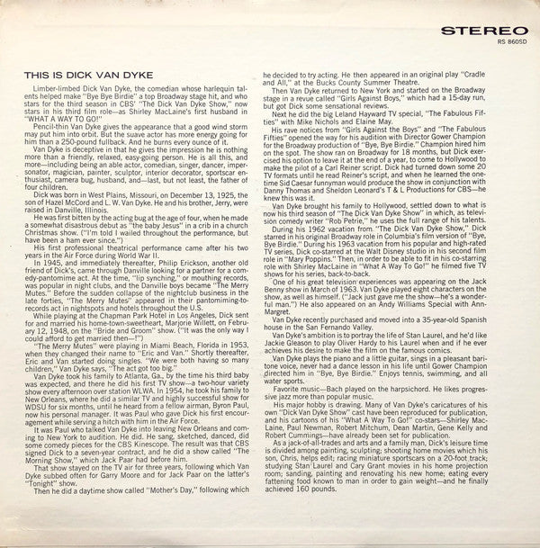 Dick Van Dyke (2) With The Ray Charles Singers : Songs I Like (LP, Album)